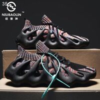 ❁❆Giày nam thể thao núi lửa xiaolongbao bay dệt thoáng khí 450 dừa giới hoang dã lưới màu đỏ bạch tuộc bình thường