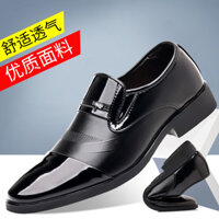 Giày Nam Tua Rua Giày Nam Retro Anh Slip-on Loafer Nam Công Sở Giày Da Nam Loafer 8803