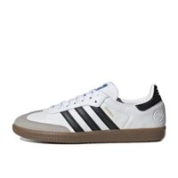 Giày Nam và Nữ nguyên bản màu trắng, đen và xám Adidas Samba nguyên bản chống trượt và chống mài mòn thấp