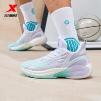 Giày nam Xtep Jieyu Giày bóng rổ nam giày thể thao chống trượt chịu mài mòn Giày nam cao cổ giày nam chống sốc Giày bóng rổ chiến đấu thực tế