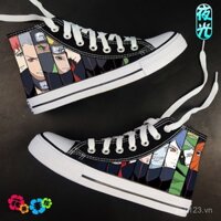 Giày Naruto mùa xuân mới, giày vải cao cổ cho nam sinh viên, giày thể thao thời trang cho bé trai, giày thoáng khí phát sáng trong bóng tối YH8V