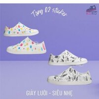 Giày native đi biển lười nam nữ nhựa chống trơn trượt unisex cho mọi lứa tuổi cute làm đồng phục KORO Native