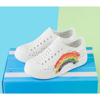 Giày native nữ mẫu mới , giày nhựa đi mưa nam nữ mềm , nhẹ , chống thấm nước hottrend freeship