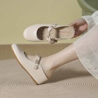 Giày nêm mũi tròn nữ Giày cỡ lớn