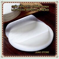 Giấy nến chống dính size to làm bánh bao pizza, lót bông lan, nồi chiên không dầu tệp khoảng 500 tờ hàng đẹp