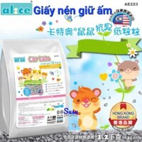 Giấy Nén Lót chuồng giữ ấm, Khử Mùi Cho Hamster