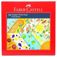 Giấy Nghệ Thuật Origami Washi - Fruit - Faber-Castell 171517 50 Tờ 10 Mẫu