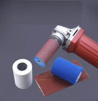 giấy nhám cuộn tròn lắp trục máy mài đánh cạnh 1cm và 5cm