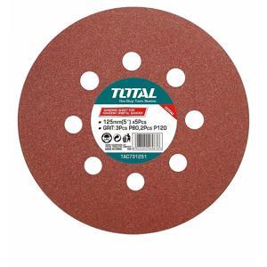 Giấy nhám tròn 125mm Total TAC731251