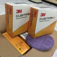 Giấy nhám tròn 3M 5in- 127mm (HỘP/50 tờ) Độ mịn từ P120 đến P800 Giấy nhám với hạt kim loại siêu bền