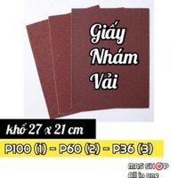Giấy Nhám Vải Số 1