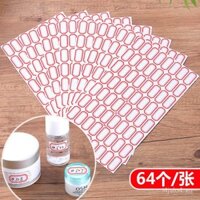 Giấy nhãn dán, nhãn dán nhỏ, giấy xé, thẻ giá, phân loại sản phẩm, nhãn dán giá, nhãn dán tự dính