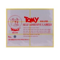 Giấy nhãn Tomy A5 No.101