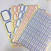 Giấy nhãn tự dính, nhãn dán nhỏ, giấy giá, nhãn phân loại viết tay