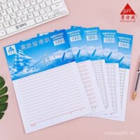 Giấy nháp 500 ô, giấy gốc cho sinh viên, sử dụng cho văn bản, giấy ô 400 ký tự, sách bài tập, giấy viết một dòng hai dòng