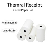 Giấy nhiệt 80mm Chiều dài 28m Cuộn giấy lõi hóa đơn nhiệt