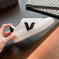 Giày nhỏ mẫu mới G1w2 qaz2023 Giày đế bằng da thật nữ Veja it giày trắng V12 giày dày thường ngày nam 7z4x lse7uhn