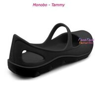 Giày nhựa đúc 2 lớp Thái Lan đi mưa MONOBO - TAMMY - Full Đen - 5