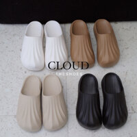 Giày nhựa đúc bít mũi vân