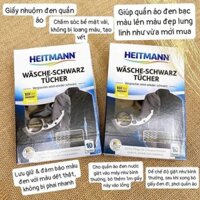 GIẤY NHUỘM ĐEN QUẦN ÁO BỊ PHAI MÀU HEITMANN