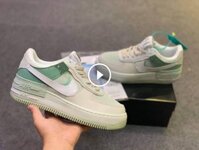 Giày Nike Air Force 1 AF1 xanh ngọc – Shadow Spruce Aura Green rep 1:1