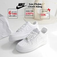 Giày nike air force 1 chính hãng white black, nike af 1 real Full Box hàng nhập