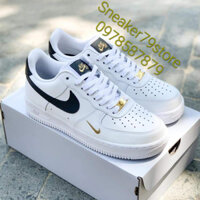 Giày Nike Air Force 1 Low 07 Essential White Black Gold CZ0270-102 Nam/Nữ (M/W) AUTHENTIC SHOES - Chính Hãng - FullBox