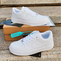 Giày Nike Air Force 1 Trắng - Giày Sneaker AF1 Trắng Nam Nữ Thể Thao Cổ Thấp Cao Cấp Full Box + Bill