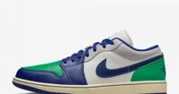 Giày Nike Air Jordan 1 Low Nam - Xám Xanh