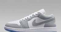 Giày Nike Air Jordan 1 Low Nữ- Xám Trắng