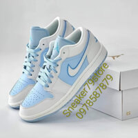 Giày Nike Air Jordan 1 Low SE Reverse Ice Blue - DV1299-104 Nam - Nữ (M/W) AUTHENTIC SHOES - Chính Hãng - FullBox