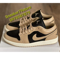 Giày Nike Air Jordan 1 Low 'Desert Black' - DC0774-201 Nam/Nữ (M/W) AUTHENTIC SHOES - Chính Hãng - FullBox