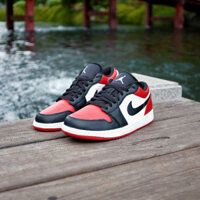 Giày Nike Air Jordan 1 Low Bred Toe chính hãng size 42EU - 26.5cm