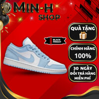 Giày Nike Air Jordan 1 Low White Ice Blue DC0774-141 Chính Hãng fullbox Min-H Shop