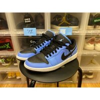 Giày Nike Air Jordan 1 Low University Blue Black (used)