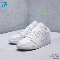 Giày Nike Air Jordan 1 Low Triple White (chính hãng)