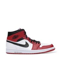 Giày Nike Air Jordan 1 Mid Chicago White Toe 554724-173
