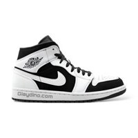 Giày Nike Air Jordan 1 Mid Tuxedo White Black Like Auth 554724-113