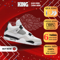 Giày Nike Air Jordan 4 Retro 'Military Black' DH6927-111 chính hãng cho nam nữ fullbox KING_STORE