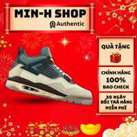 Giày Nike Air Jordan 4 Snorlax Custom Xanh CHÍNH HÃNG cho nam nữ Fullbox Min-H Shop