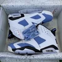 Giày Nike Air Jordan 6 UNC xanh trắng bản Cao Cấp Nhất