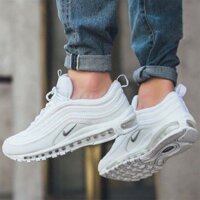 Giày Nike Chính Hãng 🔴FREESHIP🔴 Giảm 100k Khi Nhập Mã [NIKENU] Giày Nike Air Max 97 Triple White Auth :( (
