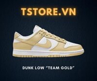 Giày Nike Dunk Low Team Gold - DV0833-100 - Trắng / Vàng Nhạt