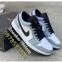 Giày Nike Jordan 1 Low Light Smoke Grey Nam/Nữ (M/W) [Chính Hãng - Auth - FullBox] Hình Ảnh Độc Quyền
