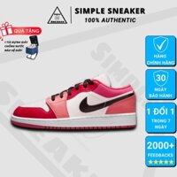 Giày Nike Jordan 1 Low💙HÀNG CHÍNH HÃNG💙Air Jordan 1 Low Pink Red- Giày Sneaker Thể Thao Nữ [553560-162] - Simple Sneaker