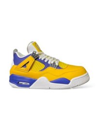 Giày Nike Jordan 4 Lakers Yellow Blue – Jordan 4 Vàng Xanh