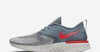 Giày Nike Odyssey React 2 Flyknit - Xám Đỏ