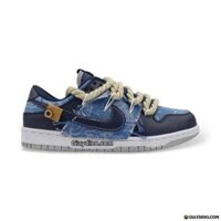 Giày Nike Sb Dunk Low Hemp Rope Straps Xanh Denim
