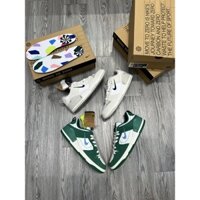 giày nike sb dunk màu trắng xanh hàng đẹp fullbox