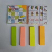 Giấy Note 4 màu giấy Pronoti 07124 (19x76mm)